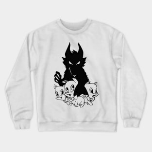 Piggies BnW Crewneck Sweatshirt